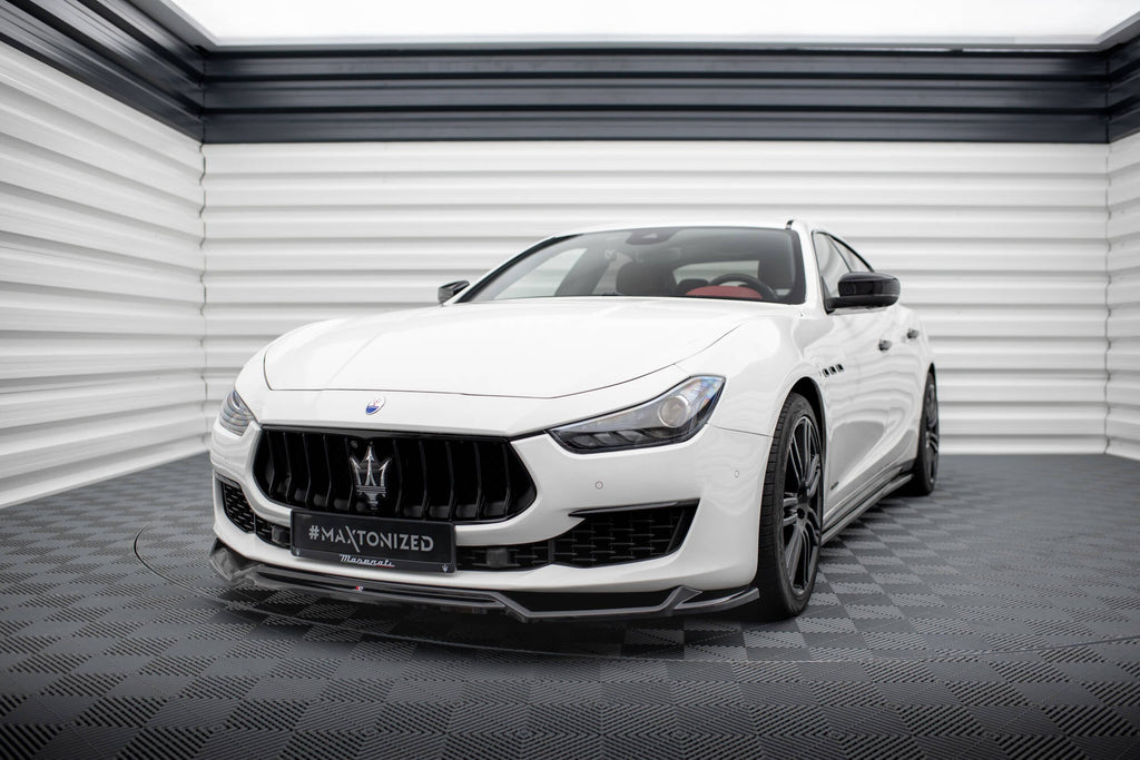 Maxton Design Splitter delantero V.2 para Maserati Ghibli Mk3 Facelift - imagen 1
