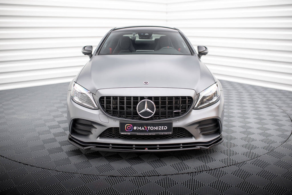 Maxton Design Splitter delantero V.2 para Mercedes-AMG C43 Coupe / Cabrio / Sedan / Estate C205 / A205 / W205 / S205 Facelift - imagen 2