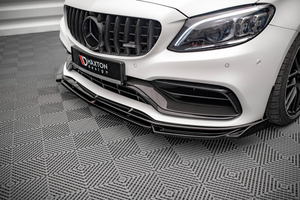 Maxton Design Splitter delantero V.2 para Mercedes-AMG C63 Coupe AMG Aero Pack C205 Facelift - imagen 2