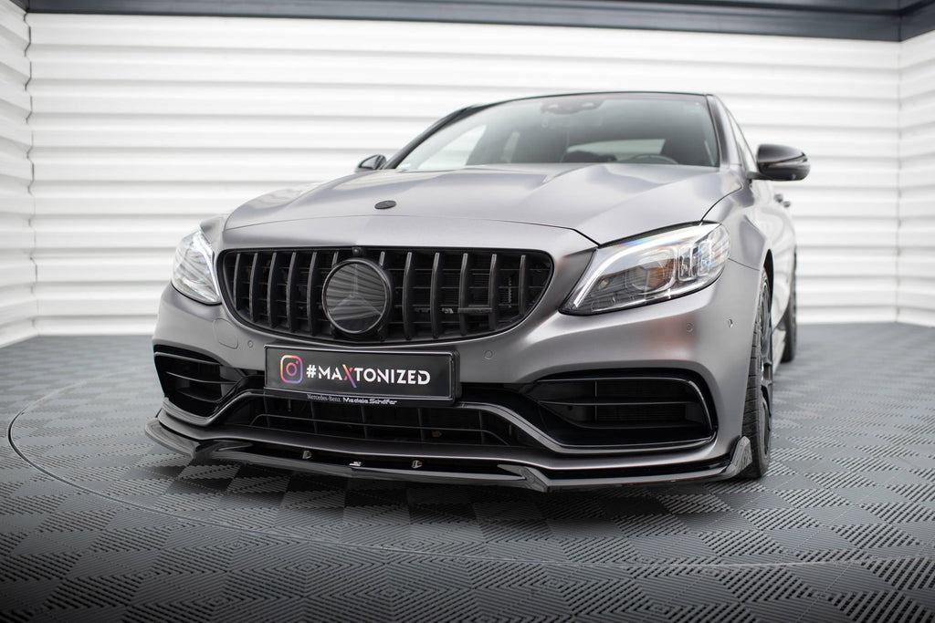 Maxton Design Splitter delantero V.2 para Mercedes-AMG C63 Sedan / Estate W205 Facelift - imagen 1
