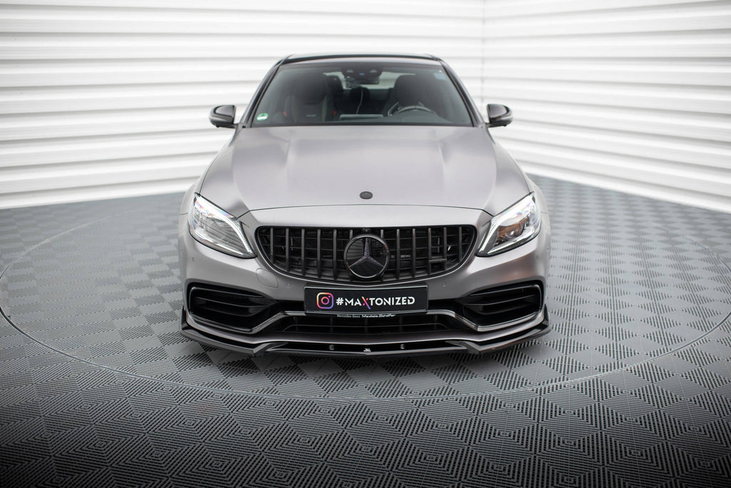 Maxton Design Splitter delantero V.2 para Mercedes-AMG C63 Sedan / Estate W205 Facelift - imagen 2