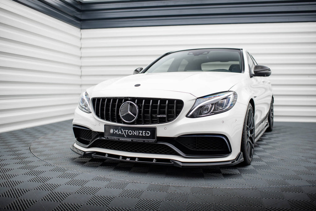 Maxton Design Splitter delantero V.2 para Mercedes-AMG C63 Sedan / Estate W205 / S205 - imagen 1