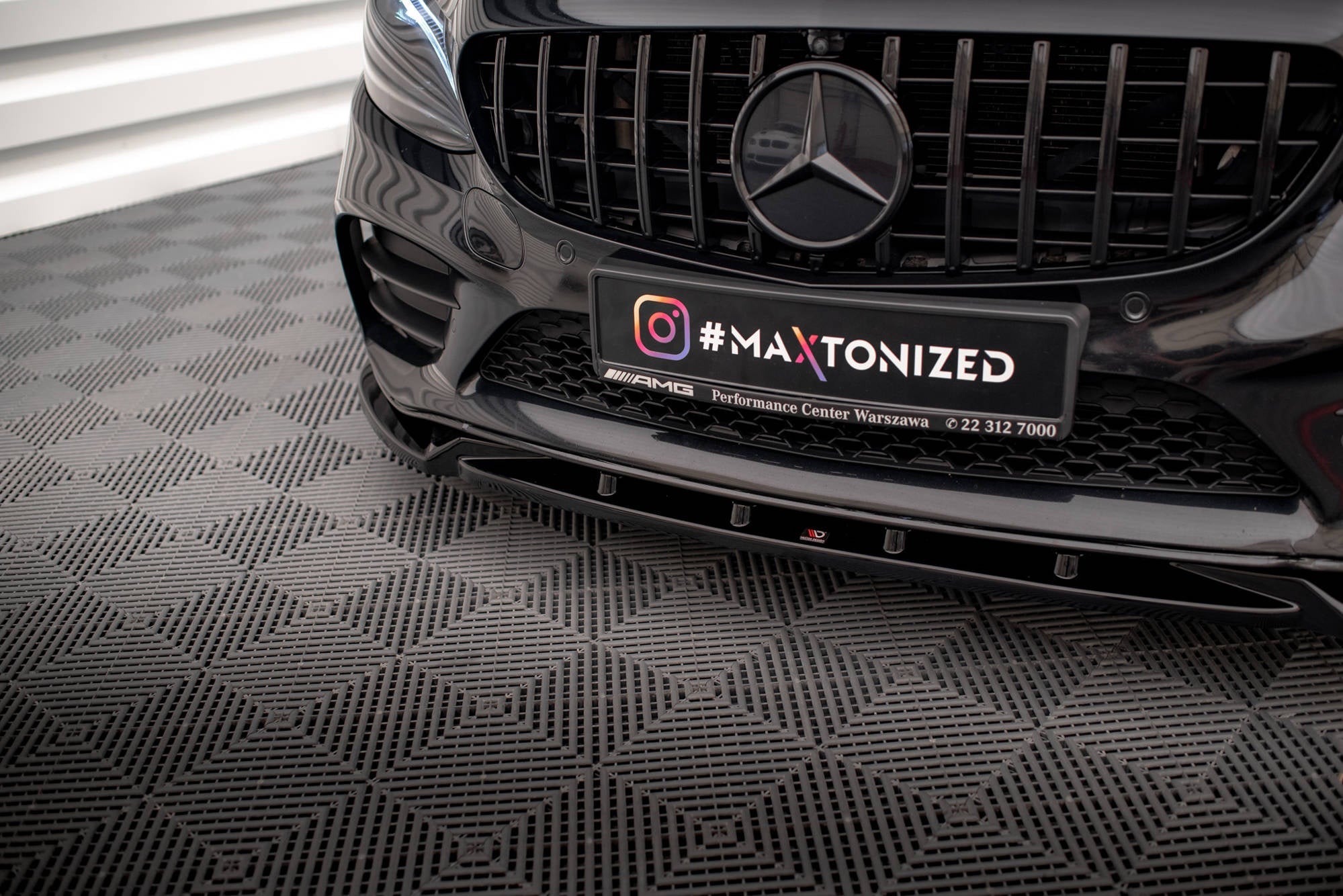 Maxton Design Splitter delantero V.2 para Mercedes-Benz C AMG Line Sedan / Coupe / Estate W205 / C205 / S205 Facelift - imagen 3