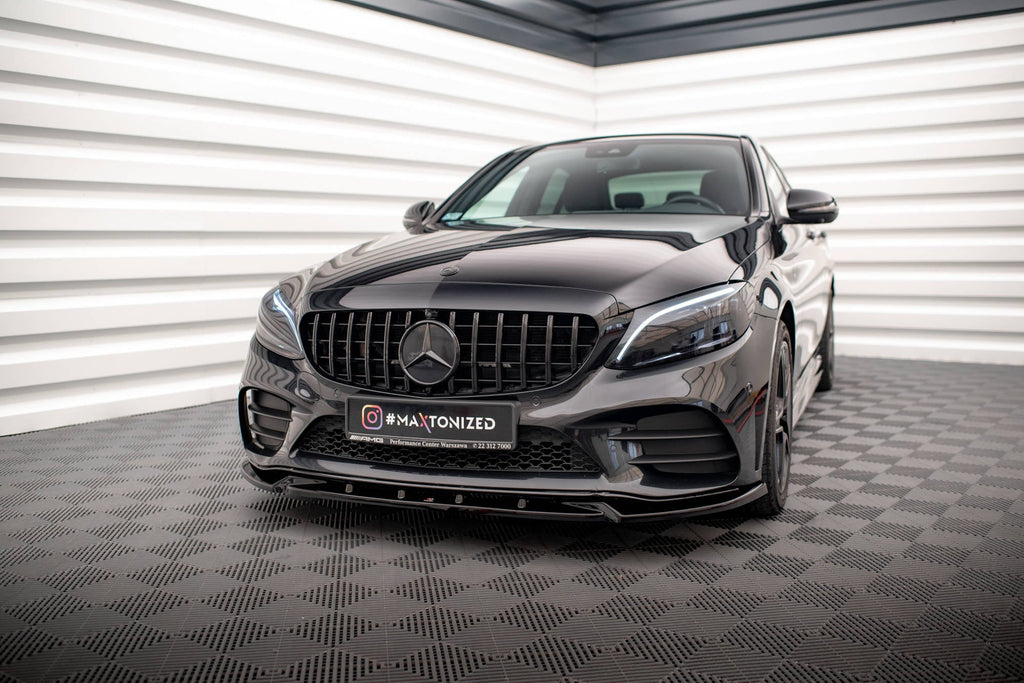 Maxton Design Splitter delantero V.2 para Mercedes-Benz C AMG Line Sedan / Coupe / Estate W205 / C205 / S205 Facelift - imagen 1