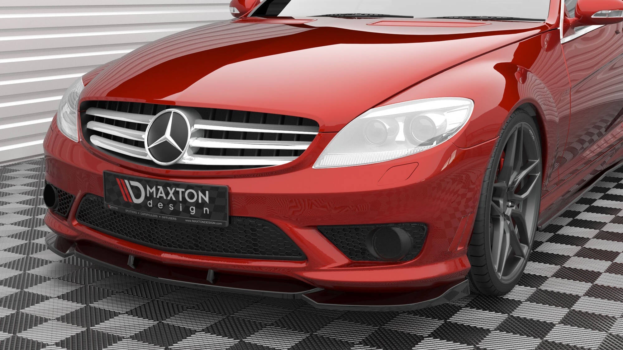 Maxton Design Splitter delantero V.2 para Mercedes-Benz CL 63 AMG C216 - imagen 4