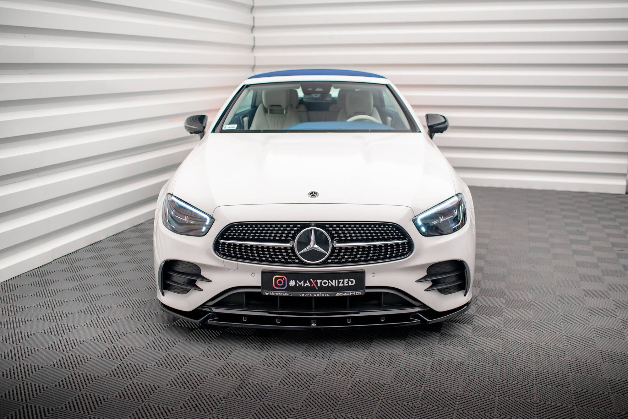 Maxton Design Splitter delantero V.2 para Mercedes-Benz E-Class W213 Coupe Facelift (C238 Facelift) / Cabriolet (A238 Facelift) AMG-Line / 53 AMG - imagen 2