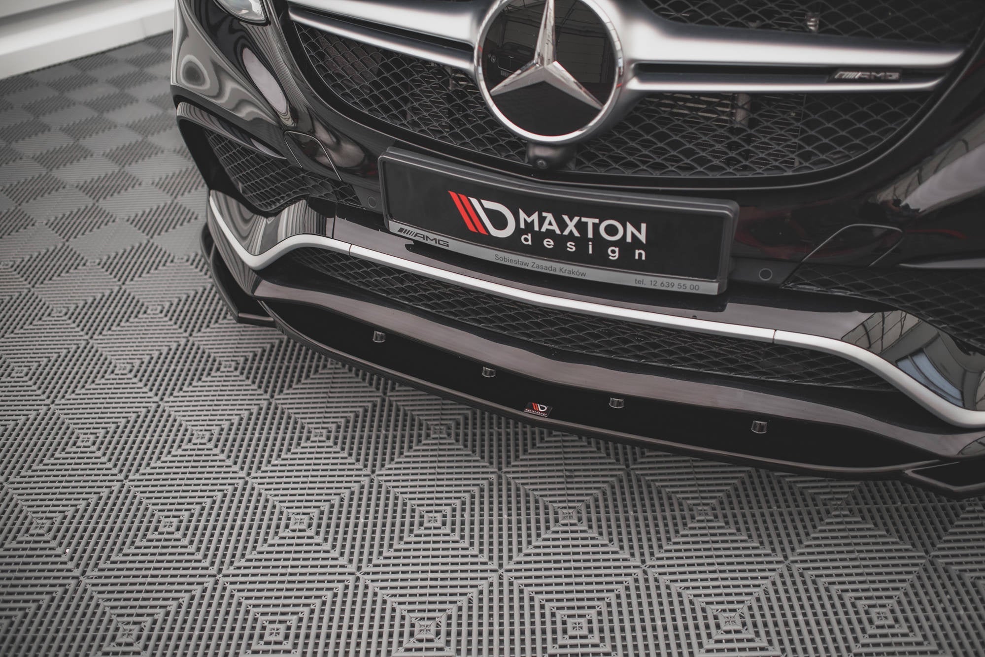 Maxton Design Splitter delantero V.2 para Mercedes-Benz GLE Coupe / SUV 63 AMG C292 / W166 - imagen 3