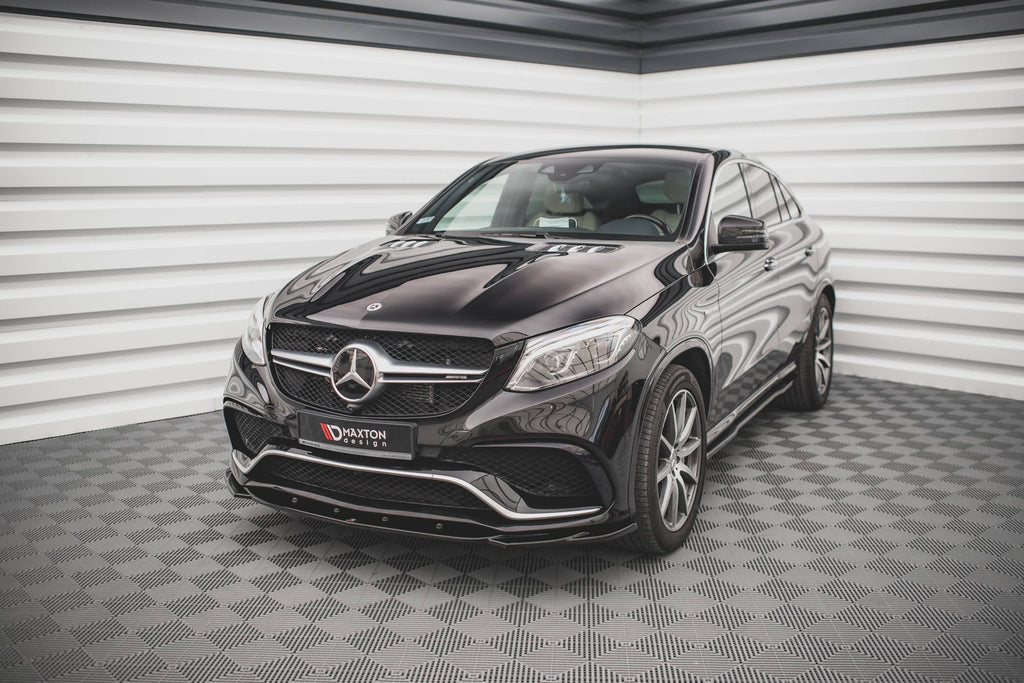Maxton Design Splitter delantero V.2 para Mercedes-Benz GLE Coupe / SUV 63 AMG C292 / W166 - imagen 1