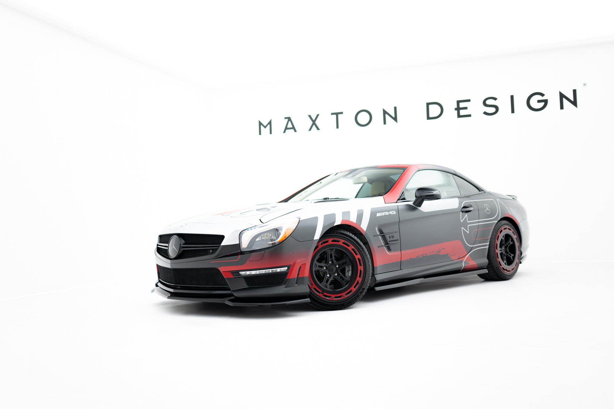 Maxton Design Splitter delantero V.2 para Mercedes-Benz SL 63 AMG R231 - imagen 5