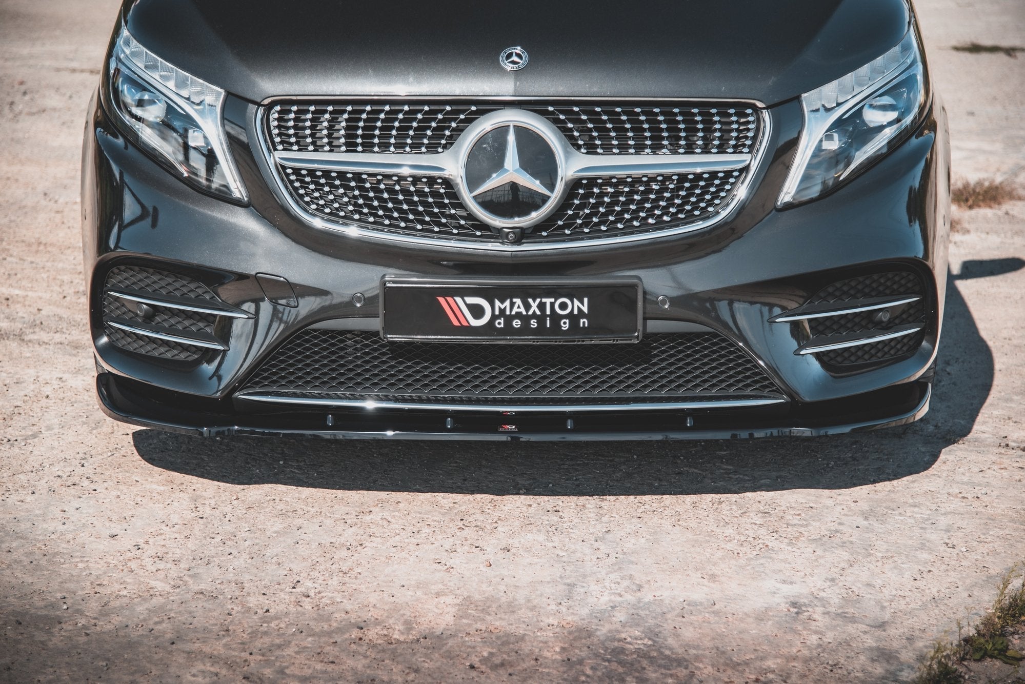 Maxton Design Splitter delantero V.2 para Mercedes-Benz V-Class AMG-Line W447 - imagen 2
