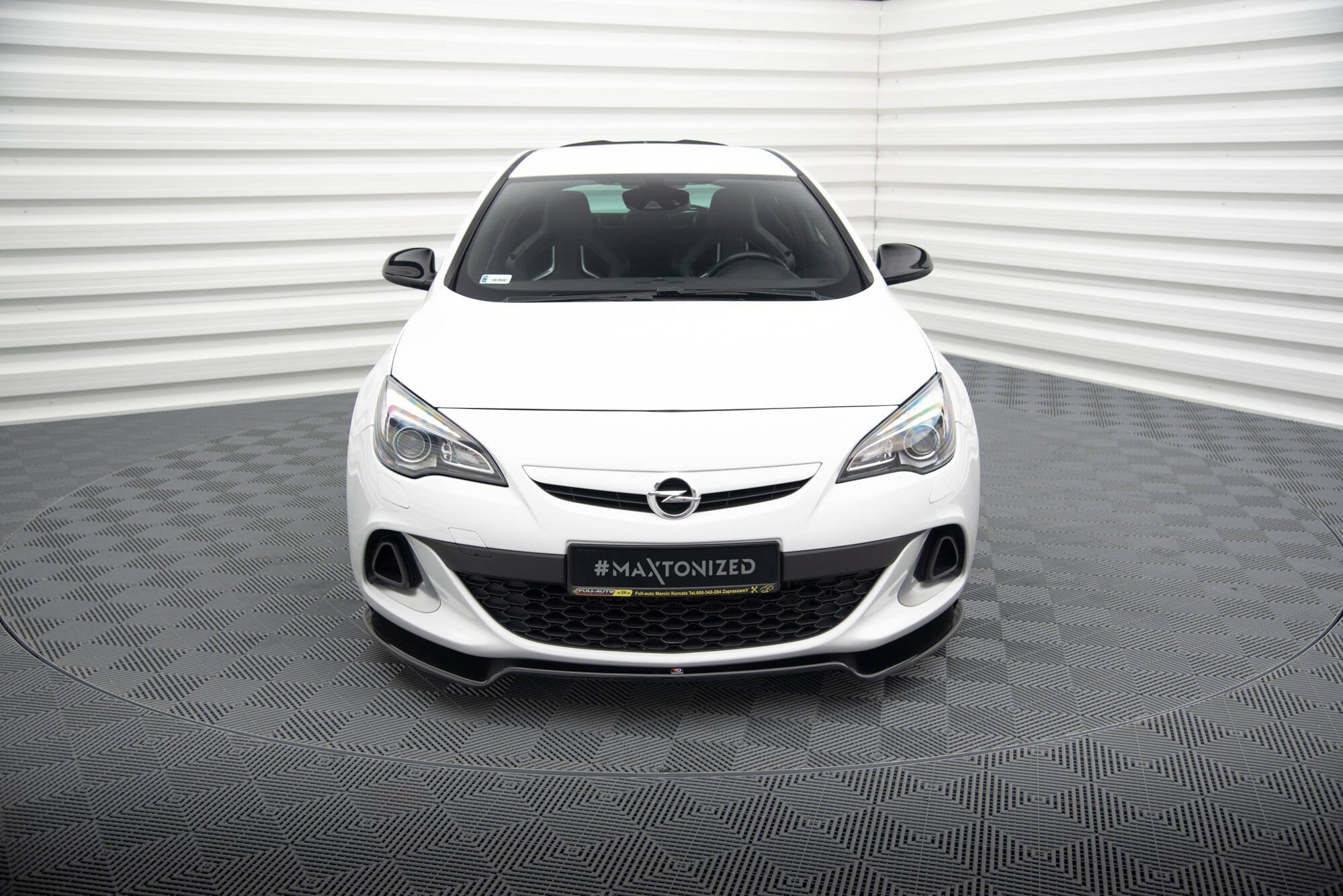 Maxton Design Splitter delantero V.2 para Opel Astra J OPC/VXR - imagen 2