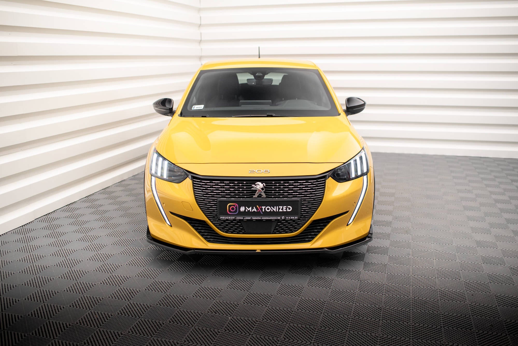 Maxton Design Splitter delantero V.2 para Peugeot 208 GT Mk2 - imagen 2