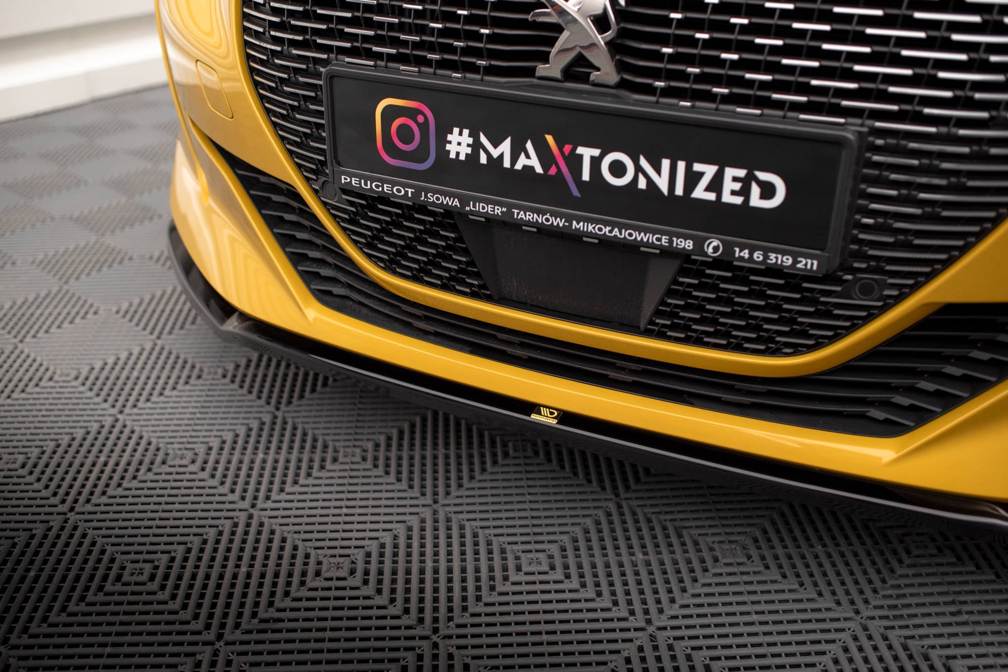 Maxton Design Splitter delantero V.2 para Peugeot 208 GT Mk2 - imagen 3