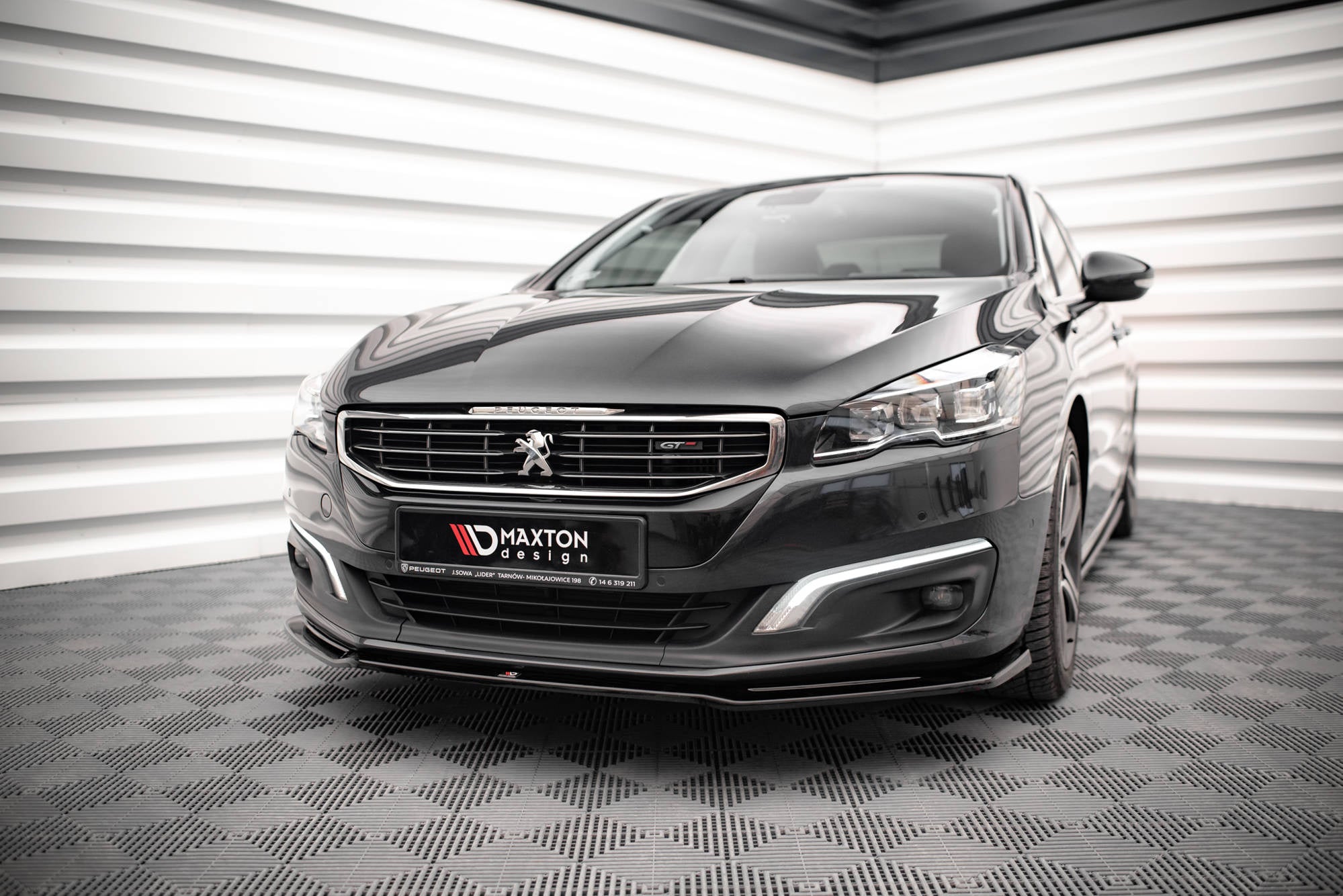 Maxton Design Splitter delantero V.2 para Peugeot 508 GT Mk1 Facelift - imagen 1