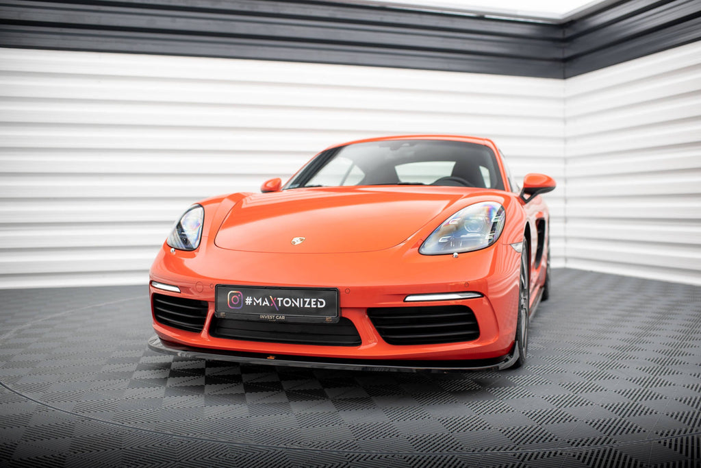Maxton Design Splitter delantero V.2 para Porsche 718 Cayman 982c - imagen 1