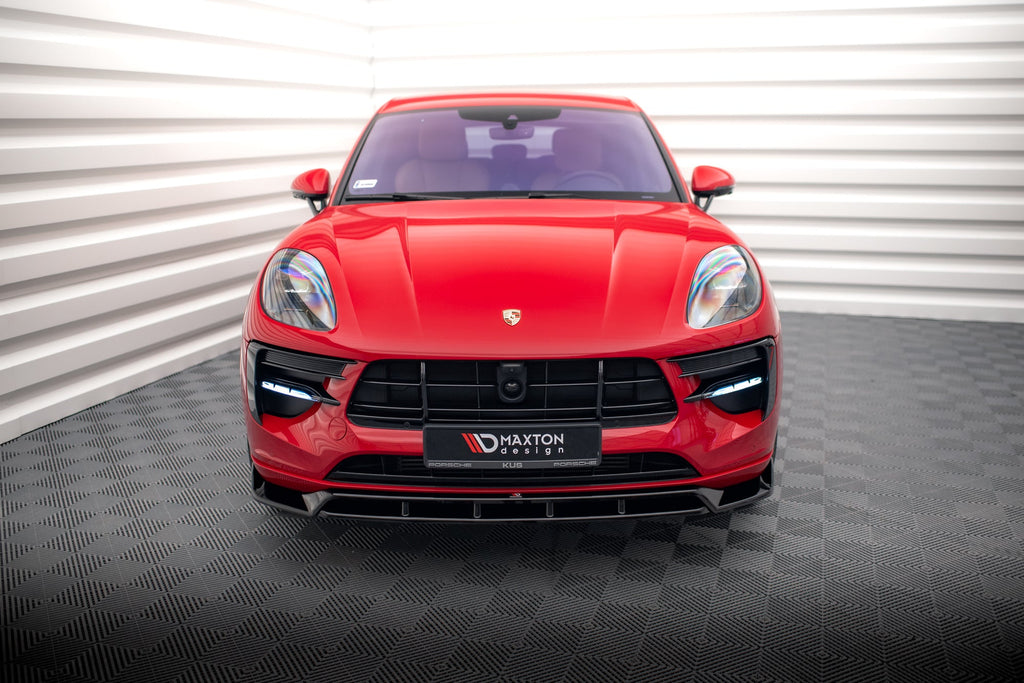 Maxton Design Splitter delantero V.2 para Porsche Macan GTS / Sport Design Mk1 Facelift - imagen 2