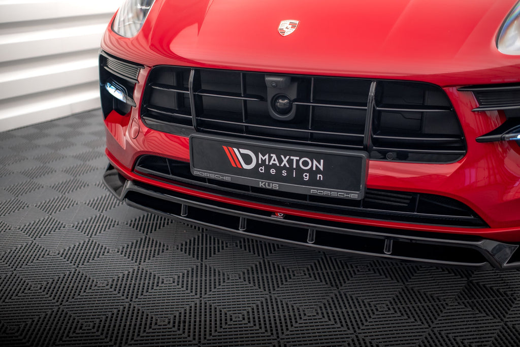 Maxton Design Splitter delantero V.2 para Porsche Macan GTS / Sport Design Mk1 Facelift - imagen 3