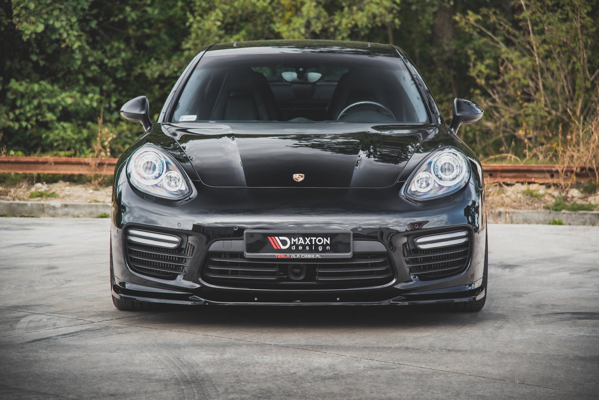 Maxton Design Splitter delantero V.2 para Porsche Panamera Turbo 970 Facelift - imagen 2