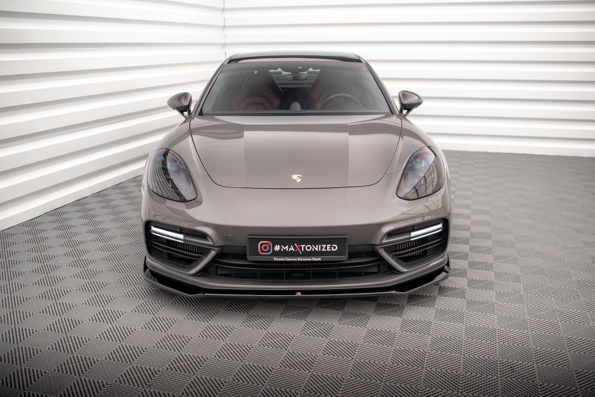 Maxton Design Splitter delantero V.2 para Porsche Panamera Turbo S E-Hybrid - imagen 2