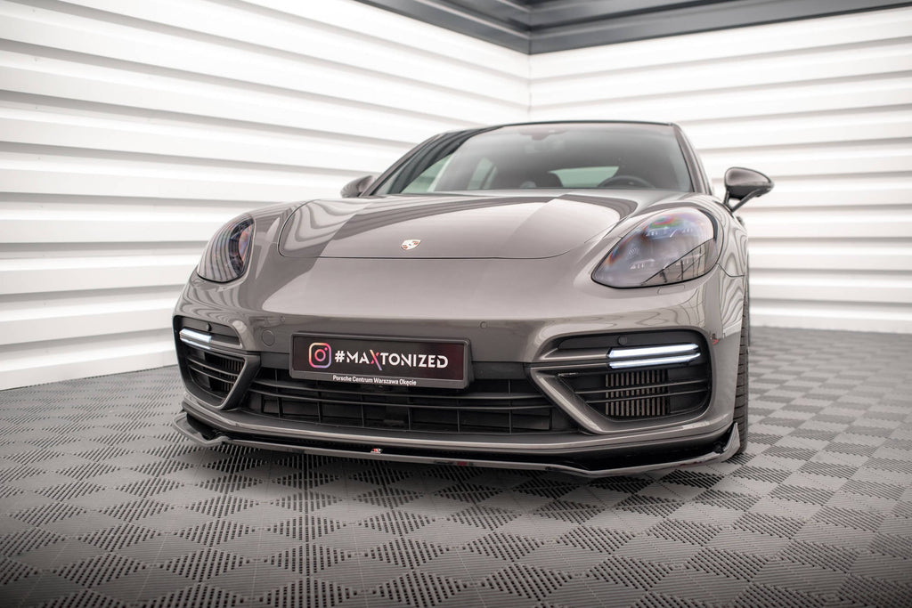 Maxton Design Splitter delantero V.2 para Porsche Panamera Turbo S E-Hybrid - imagen 1