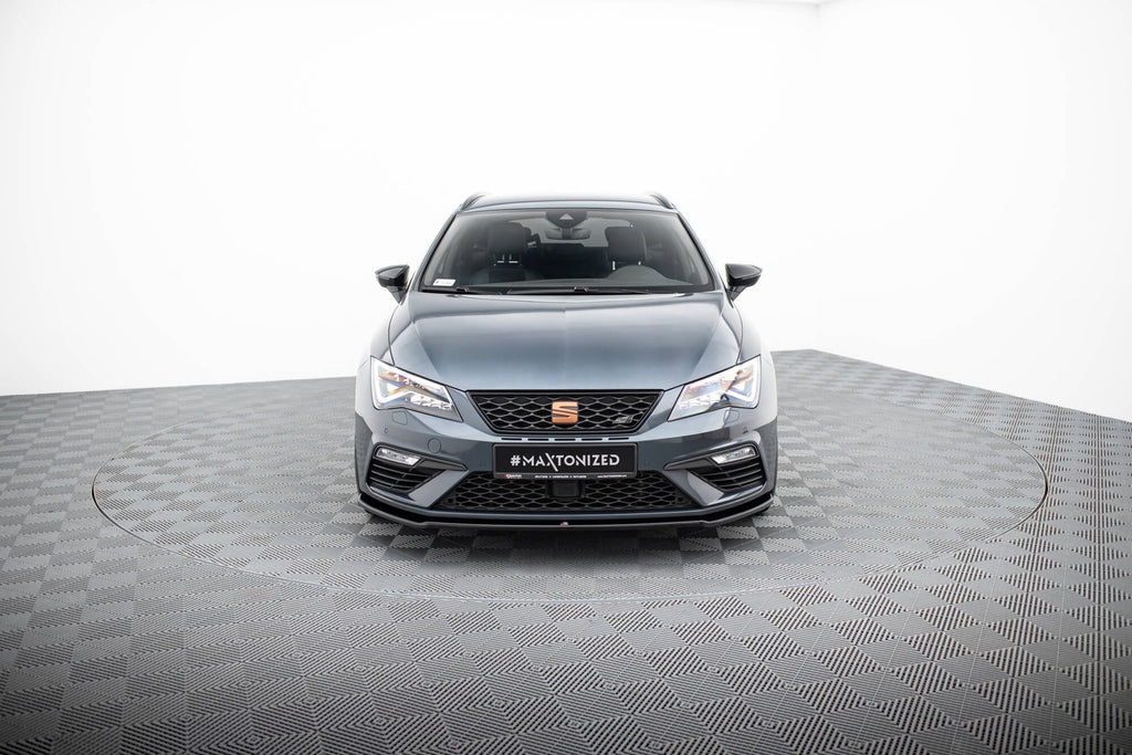 Maxton Design Splitter delantero V.2 para Seat Leon Cupra / FR Mk3 Facelift - imagen 2