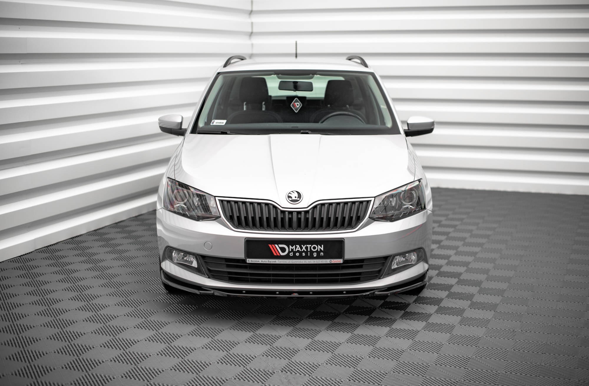 Maxton Design Splitter delantero V.2 para Skoda Fabia Mk3 - imagen 2