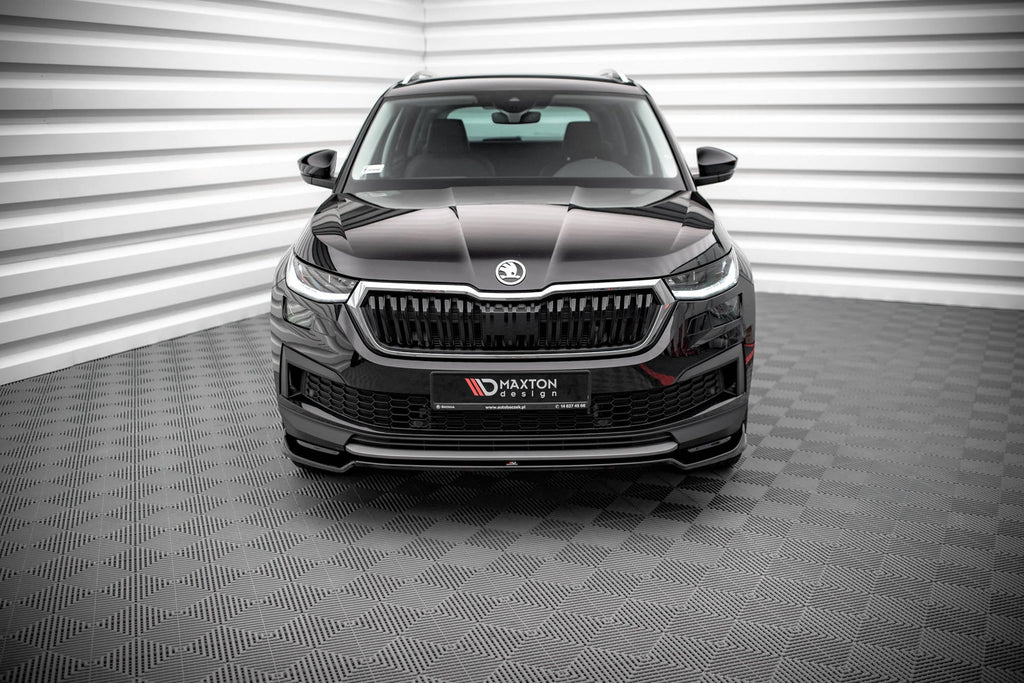 Maxton Design Splitter delantero V.2 para Skoda Kodiaq Mk1 Facelift - imagen 2