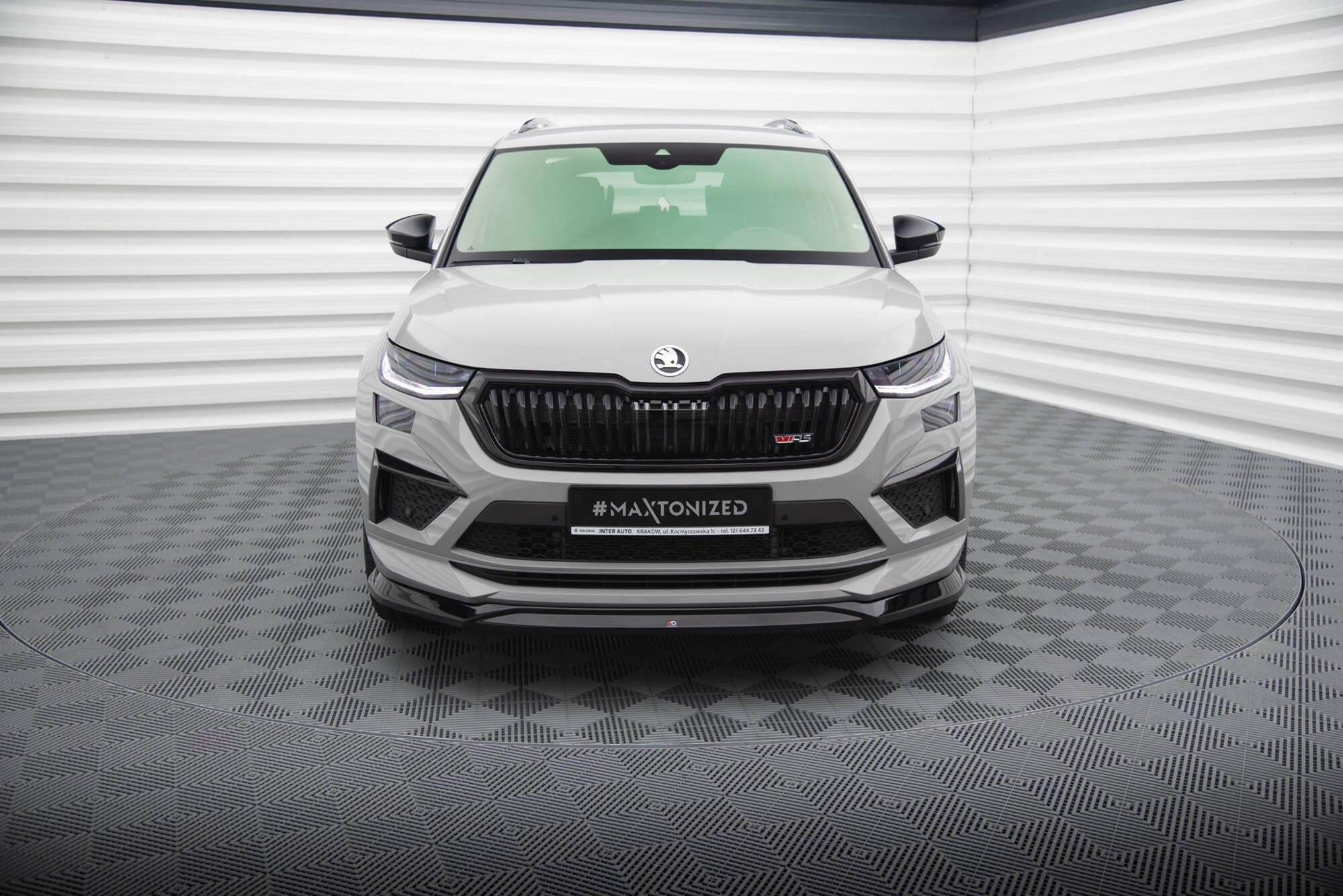 Maxton Design Splitter delantero V.2 para Skoda Kodiaq RS Mk1 Facelift - imagen 2