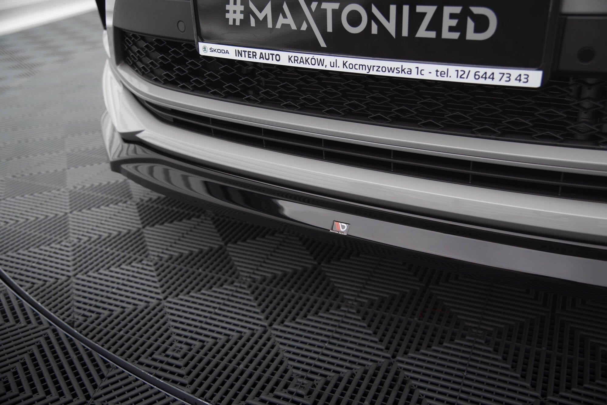 Maxton Design Splitter delantero V.2 para Skoda Kodiaq RS Mk1 Facelift - imagen 3
