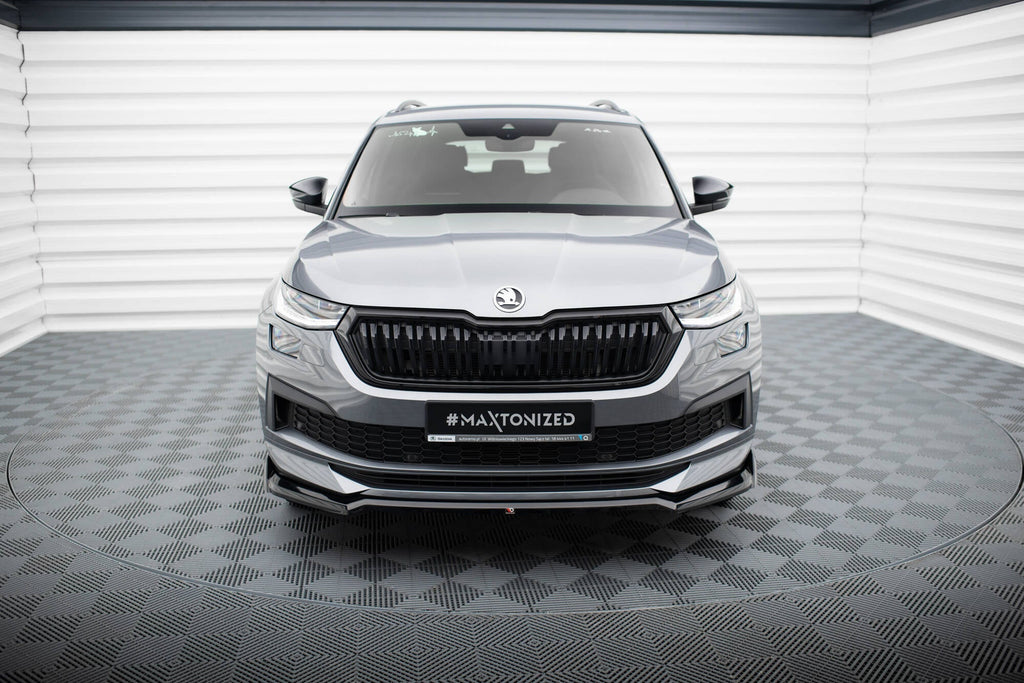 Maxton Design Splitter delantero V.2 para Skoda Kodiaq Sportline Mk1 Facelift - imagen 2