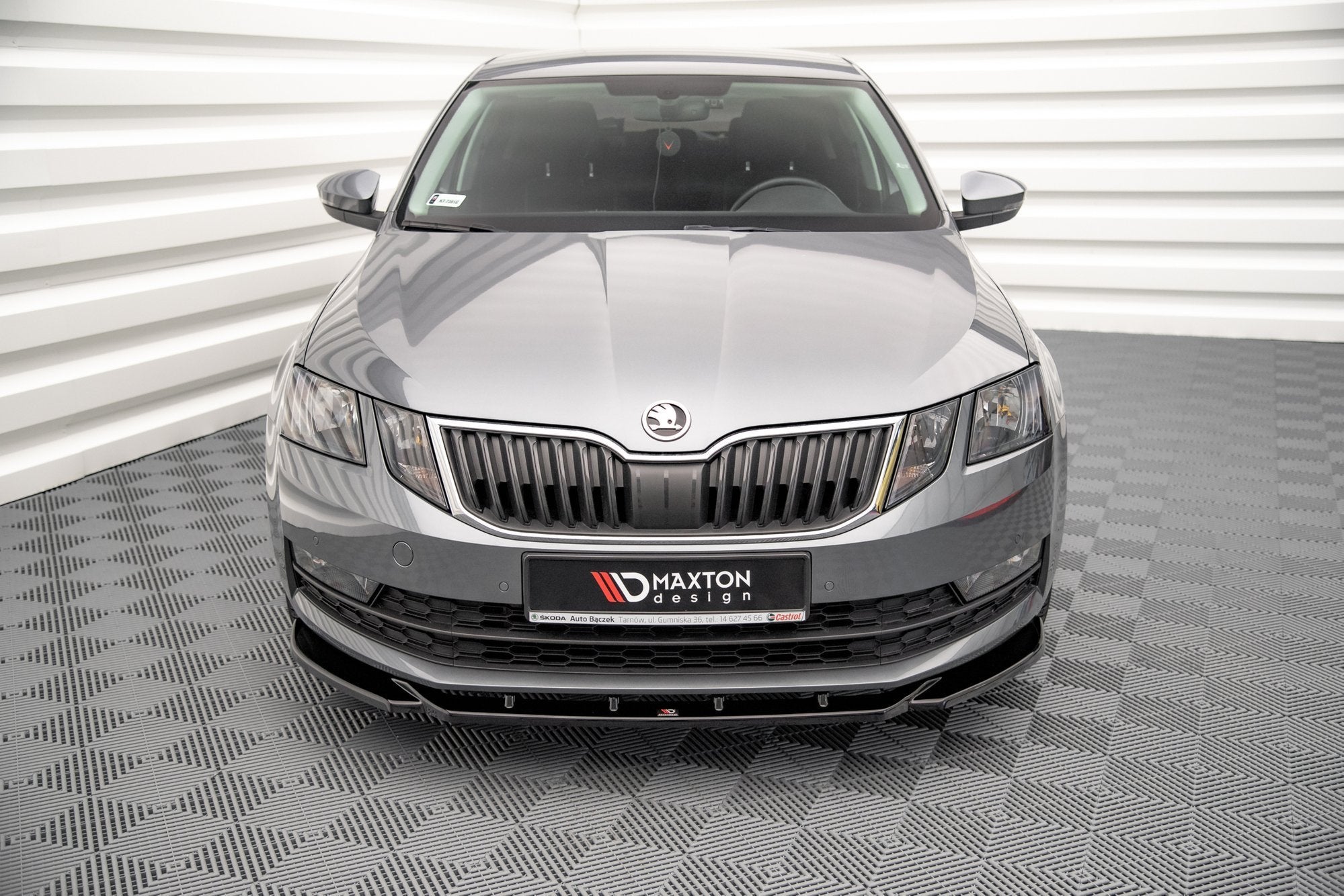 Maxton Design Splitter delantero V.2 para Skoda Octavia Mk3 Facelift - imagen 1