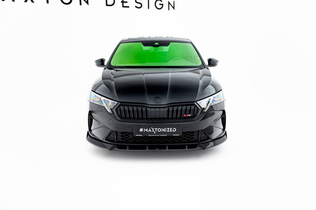 Maxton Design Splitter delantero V.2 para Skoda Octavia RS Liftback / Combi Mk4 Facelift - imagen 2