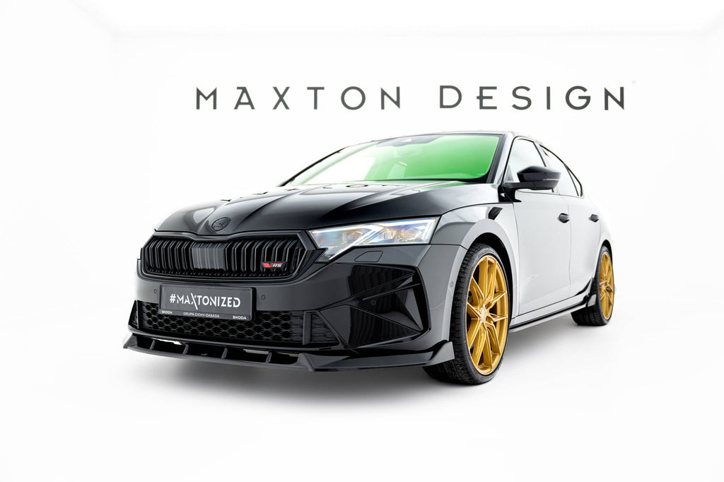 Maxton Design Splitter delantero V.2 para Skoda Octavia RS Liftback / Combi Mk4 Facelift - imagen 1