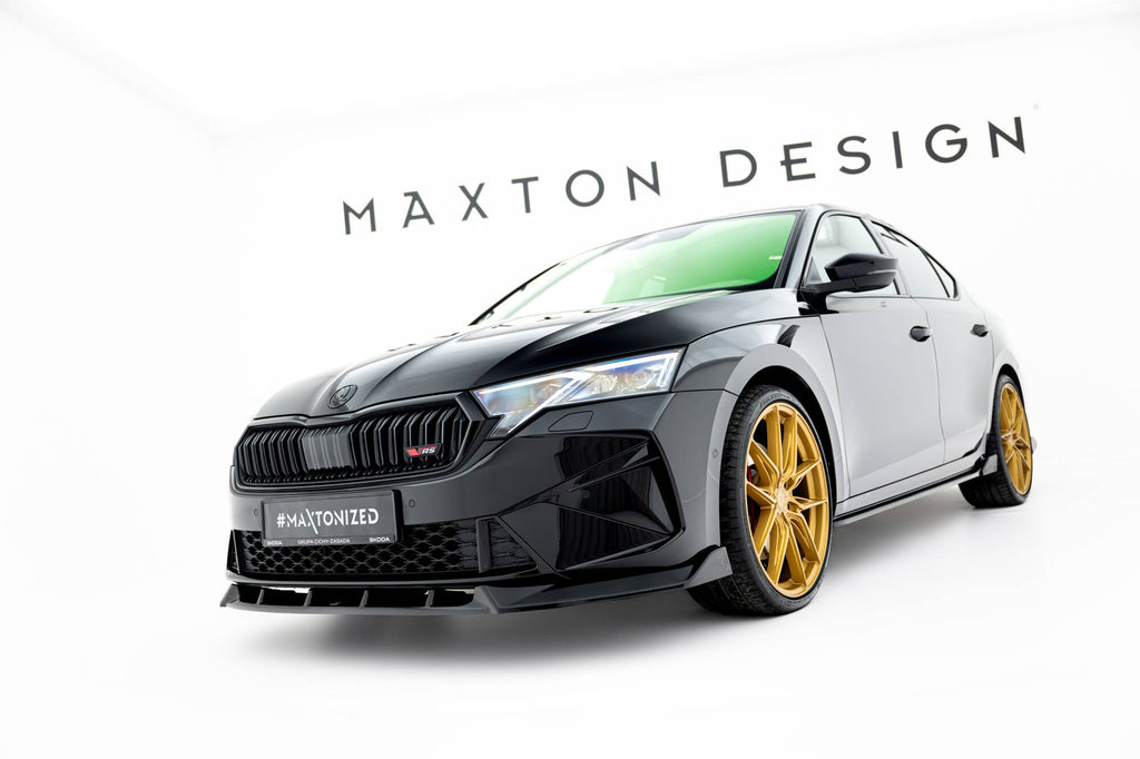 Maxton Design Splitter delantero V.2 para Skoda Octavia RS Liftback / Combi Mk4 Facelift - imagen 3