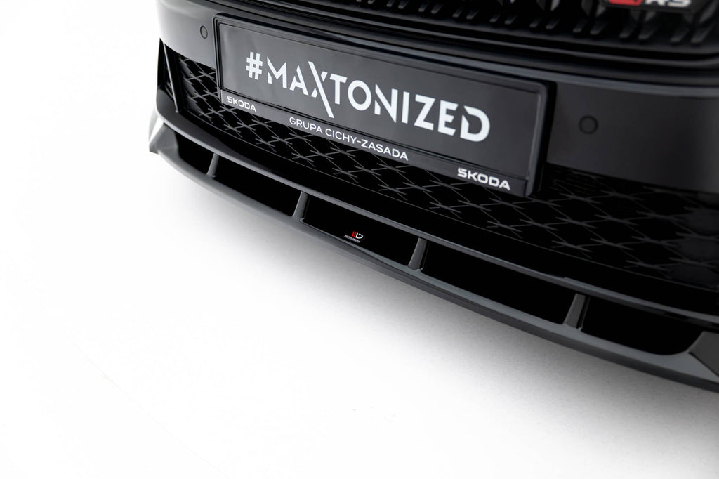 Maxton Design Splitter delantero V.2 para Skoda Octavia RS Liftback / Combi Mk4 Facelift - imagen 4
