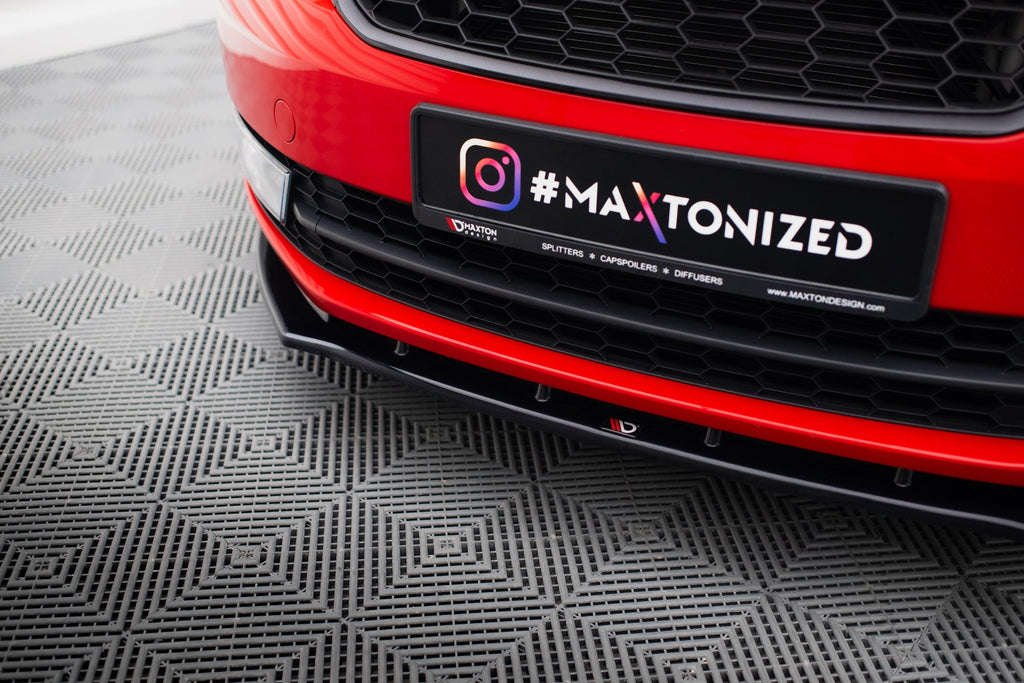 Maxton Design Splitter delantero V.2 para Skoda Rapid - imagen 3
