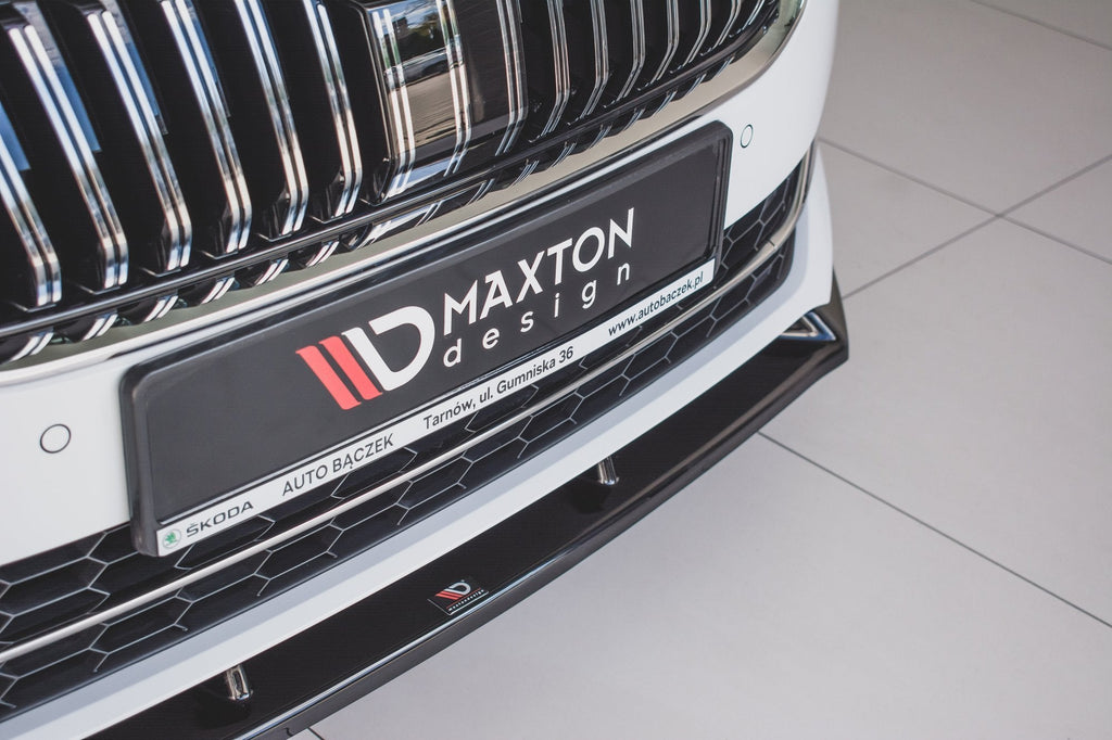 Maxton Design Splitter delantero V.2 para Skoda Superb Liftback / Combi Mk3 Facelift - imagen 3