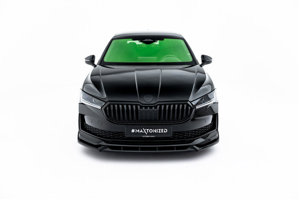 Maxton Design Splitter delantero V.2 para Skoda Superb Sportline Mk4 - imagen 3