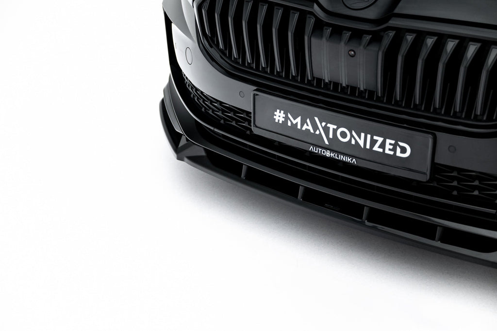 Maxton Design Splitter delantero V.2 para Skoda Superb Sportline Mk4 - imagen 4