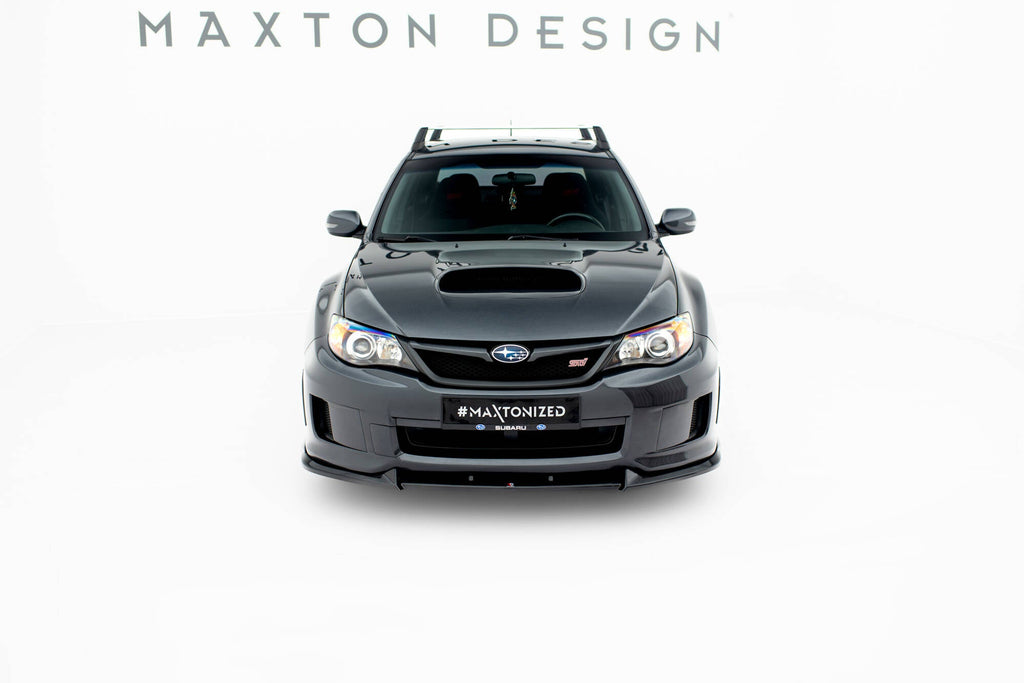 Maxton Design Splitter delantero V.2 para Subaru Impreza WRX STI Mk3 Facelift - imagen 2