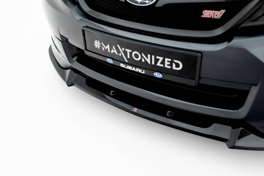 Maxton Design Splitter delantero V.2 para Subaru Impreza WRX STI Mk3 Facelift - imagen 3