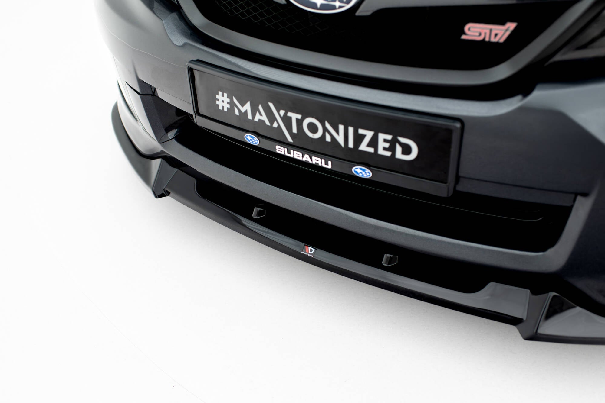 Maxton Design Splitter delantero V.2 para Subaru Impreza WRX STI Mk3 Facelift - imagen 3