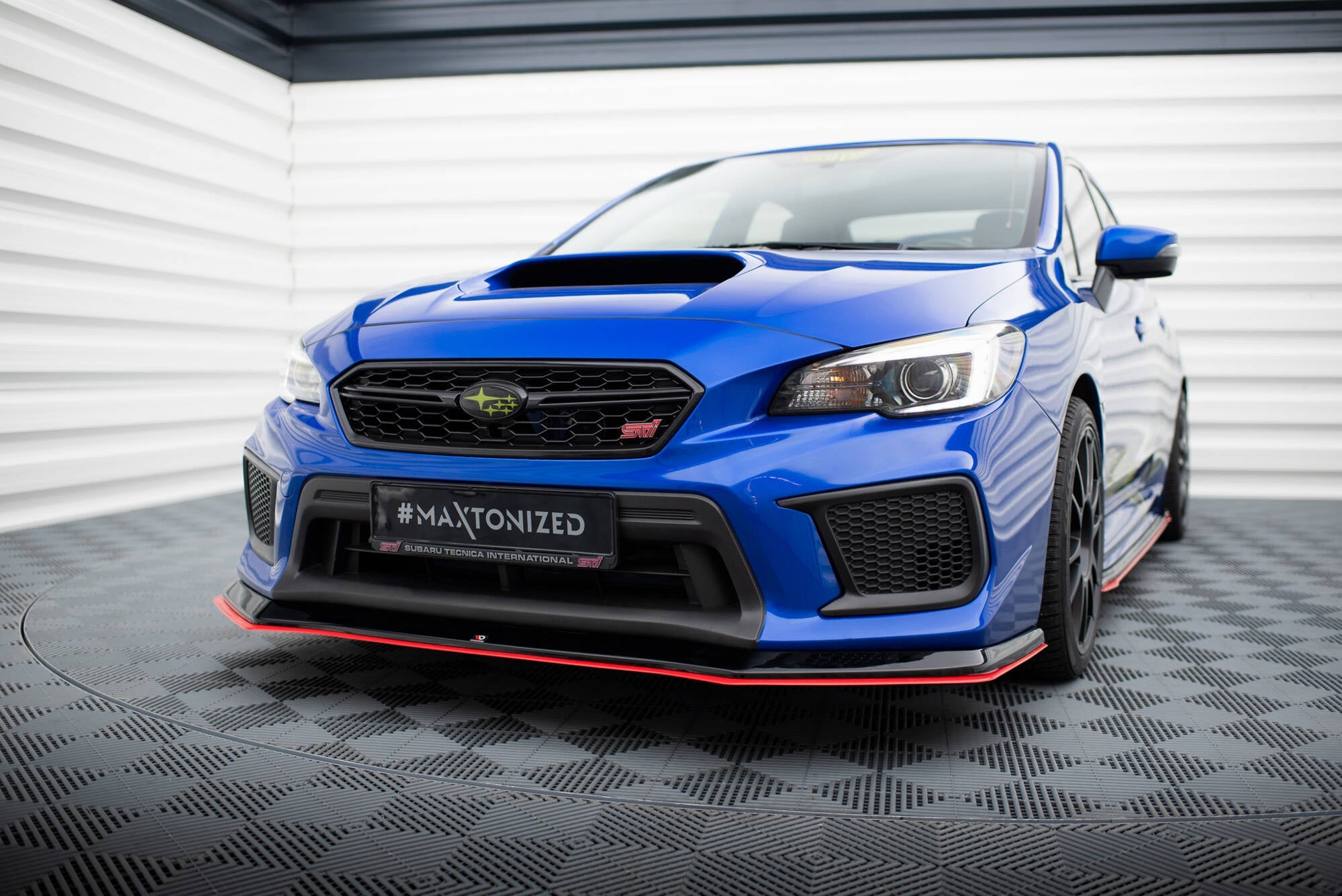 Maxton Design Splitter delantero V.2 para Subaru WRX STI Mk1 Facelift - imagen 1