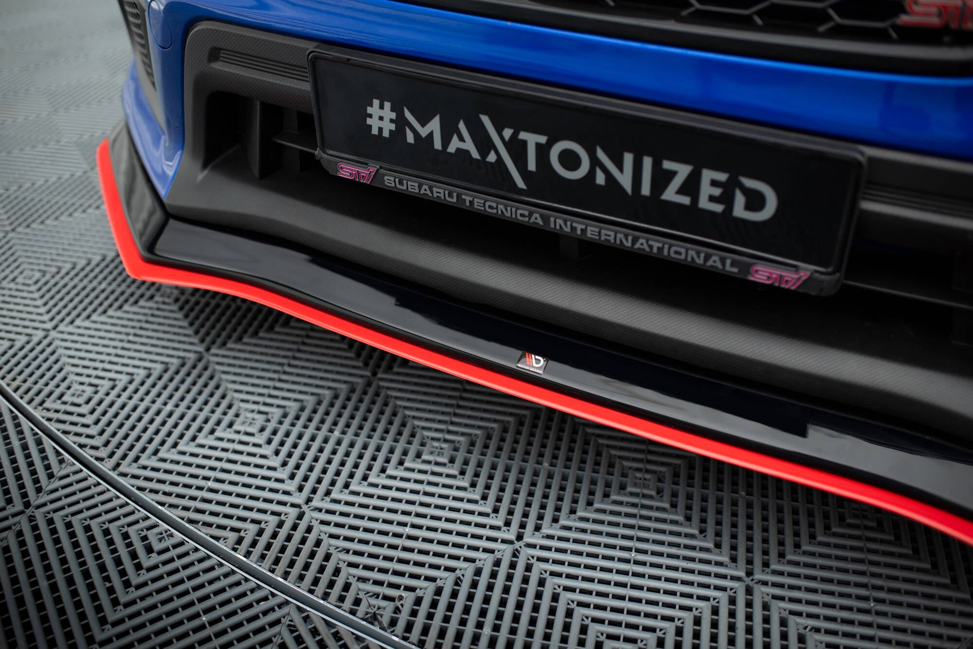 Maxton Design Splitter delantero V.2 para Subaru WRX STI Mk1 Facelift - imagen 2