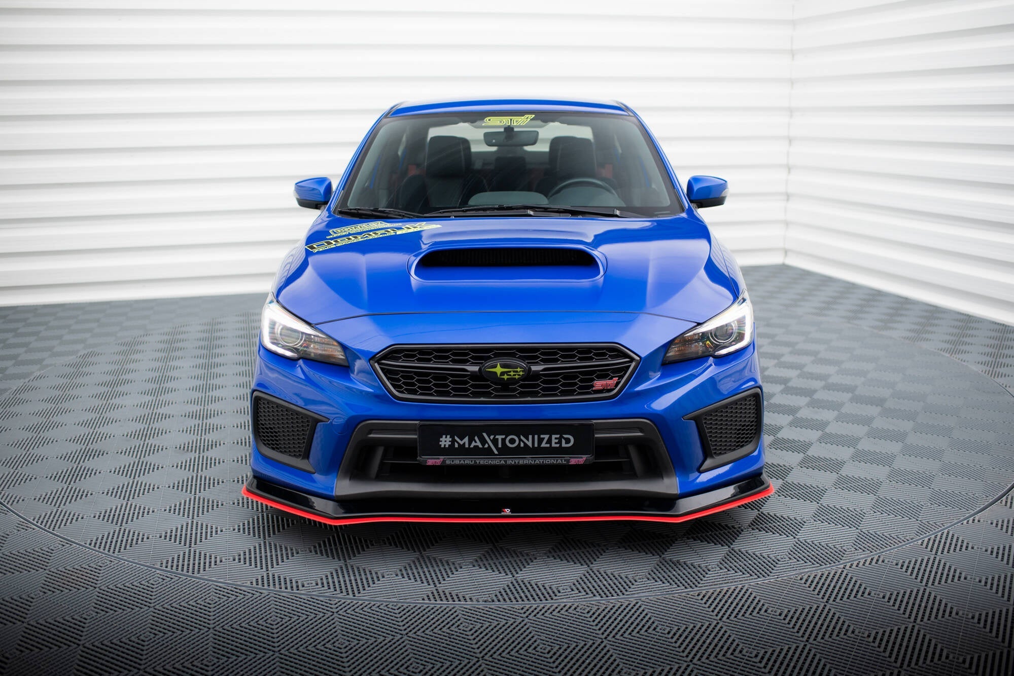 Maxton Design Splitter delantero V.2 para Subaru WRX STI Mk1 Facelift - imagen 3