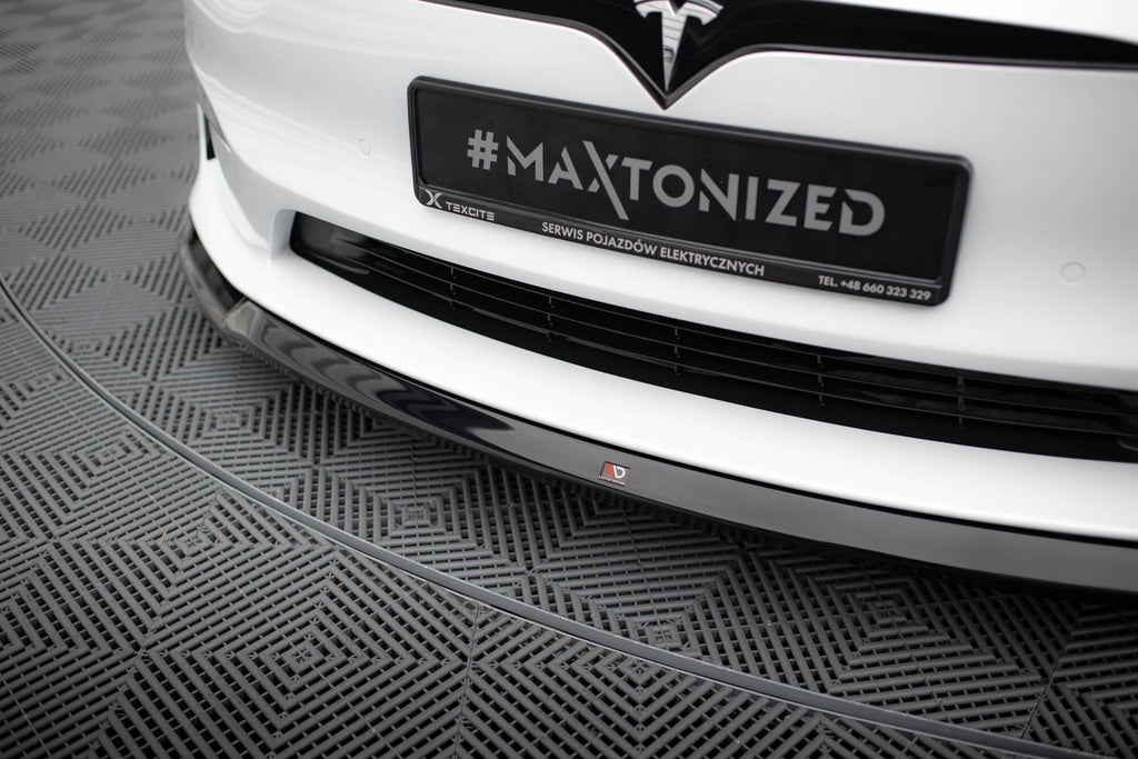 Maxton Design Splitter delantero V.2 para Tesla Model S Plaid Mk1 Facelift - imagen 3