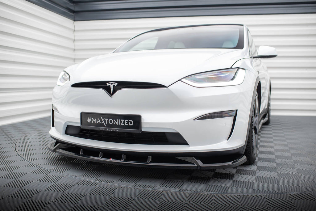 Maxton Design Splitter delantero V.2 para Tesla Model X Mk1 Facelift - imagen 1