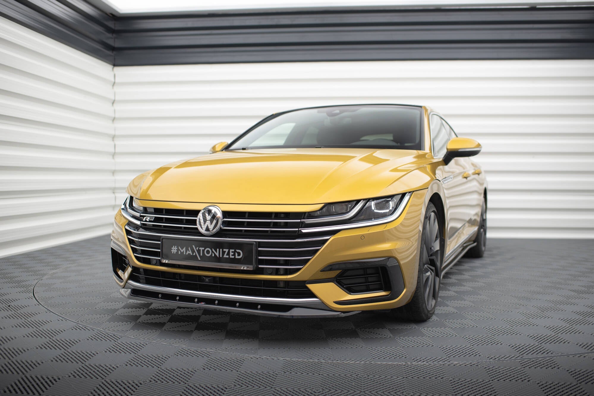 Maxton Design Splitter delantero V.2 para Volkswagen Arteon R-Line Sedan / Shooting Brake Mk1 - imagen 1