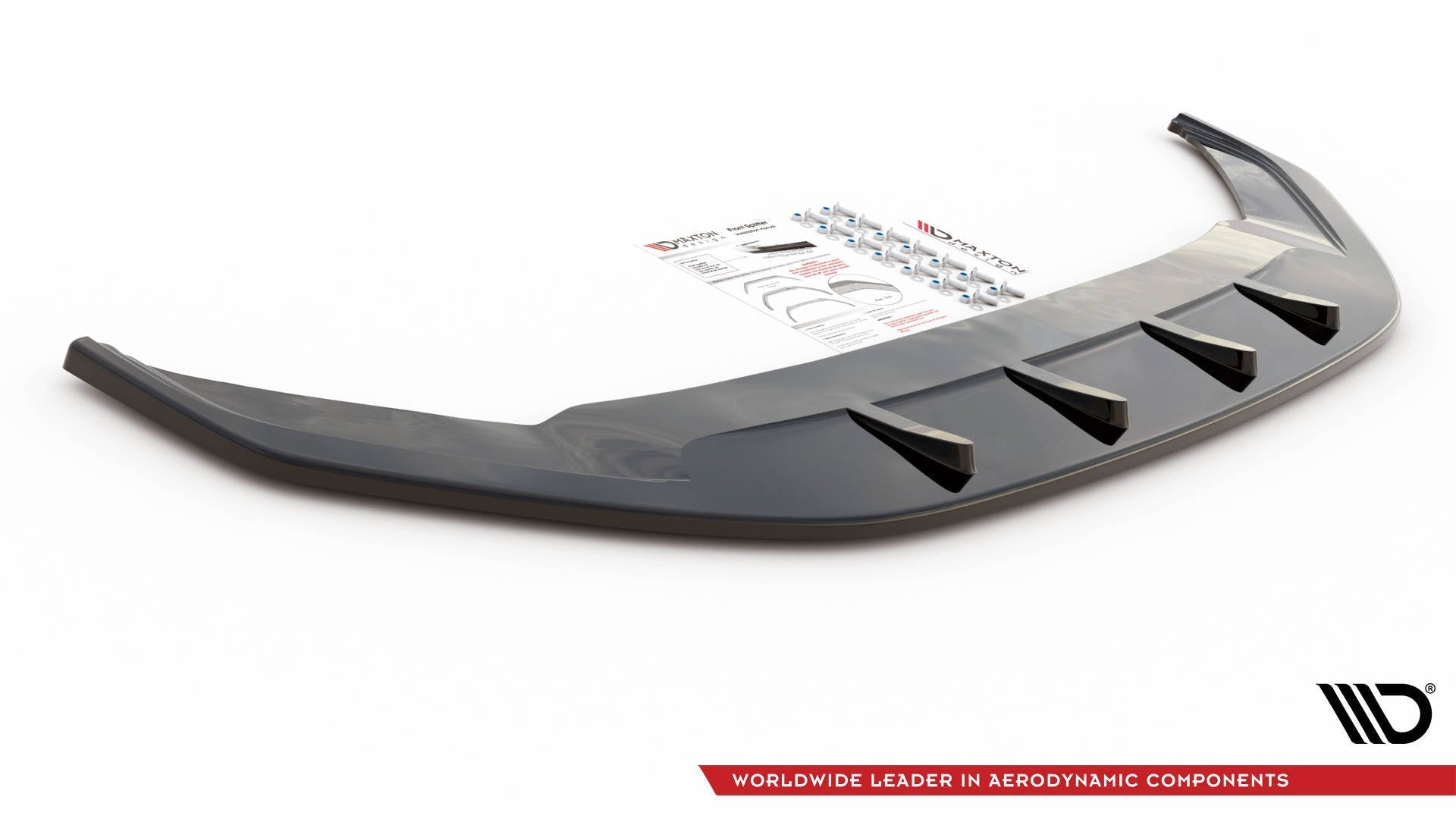 Maxton Design Splitter delantero V.2 para Volkswagen Arteon R-Line Sedan / Shooting Brake Mk1 Facelift - imagen 3