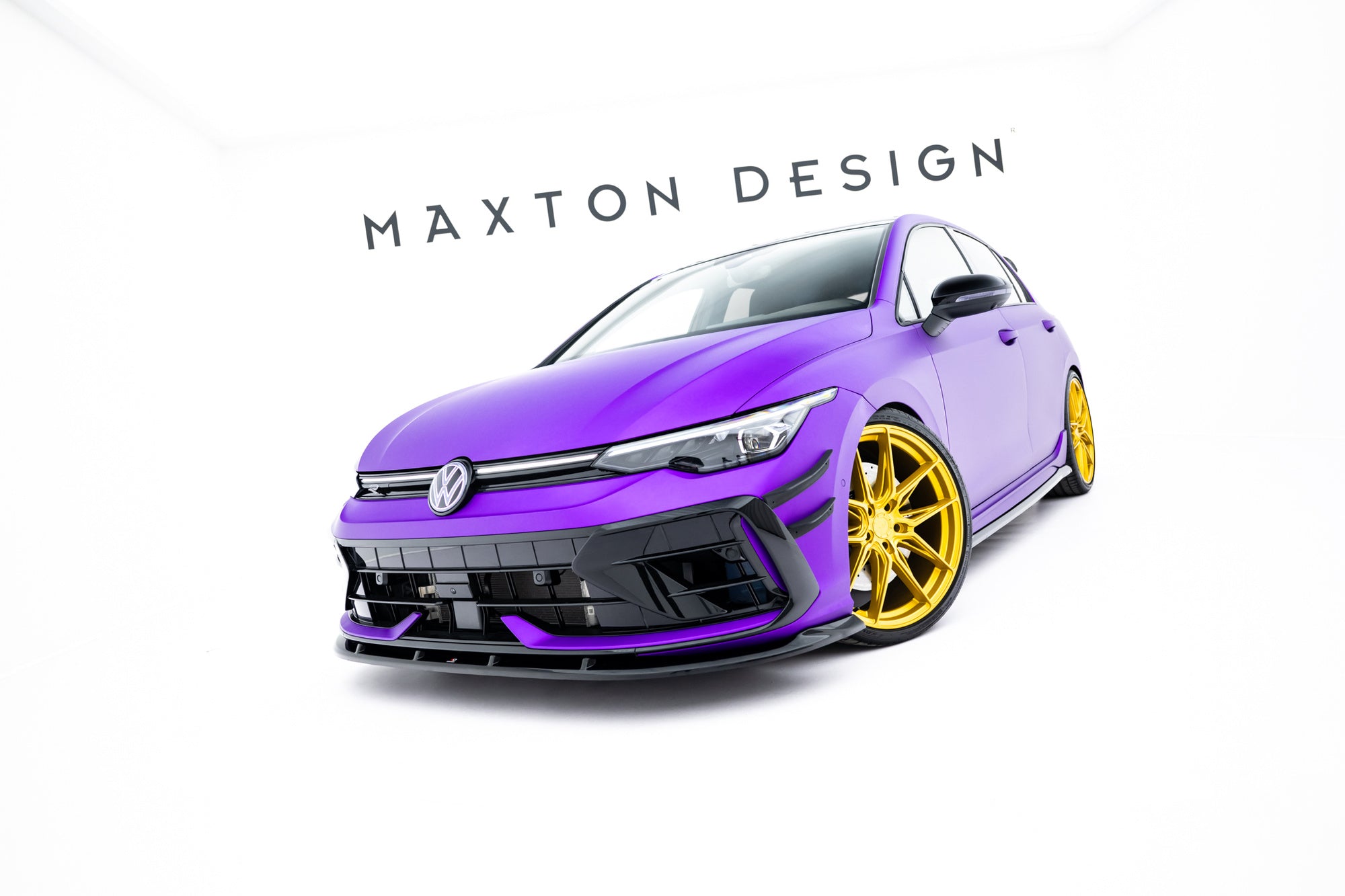 Maxton Design Splitter delantero V.2 para Volkswagen Golf R Hatchback Mk8 Facelift - imagen 1